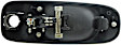 93610 Driver Side Black Exterior Door Handle, With Key Hole, Help Series