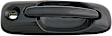 93613 Passenger Side Smooth Black Exterior Door Handle, With Key Hole, Help Series