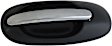 93626 Driver Side, Sliding Door Black Exterior Door Handle, Without Key Hole, Help Series