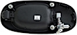 93626 Driver Side, Sliding Door Black Exterior Door Handle, Without Key Hole, Help Series