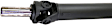 936-909 Rear Driveshaft, 6-Speed, Manual Transmission, Turbocharged, Non-greasable, Non-adjustable, 57.87 in. Length
