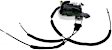 937-254 Front, Driver Side Door Lock Actuator, Latch and Actuator Assembly, without Chrome Handle