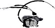 937-254 Front, Driver Side Door Lock Actuator, Latch and Actuator Assembly, without Chrome Handle