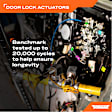 937-297 Front, Passenger Side Door Lock Actuator, Latch and Actuator Assembly