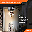 937-600 Rear, Driver Side Door Lock Actuator, OE Solutions Series