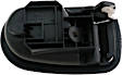 93837 Front Or Rear, Passenger Side Black Interior Door Handle, Without Door Lock Button, Help Series