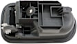 93839 Front Or Rear, Passenger Side Gray Interior Door Handle, Without Door Lock Button, Help Series