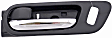 2010 Mazda 6 - Front, Driver Side Chrome Lever with Black Bezel Interior Door Handle, ,Help Series