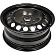 939-100 Steel Black Wheel, 15 in. X 6 in., 4 x 3.94 in. Bolt Pattern