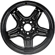 939-101 Steel Black Wheel, 17 in. X 7 in., 5 x 4.33 in. Bolt Pattern