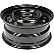 939-102 Steel Black Wheel - 16 in. X 7 in., 5 x 4.5 in. Bolt Pattern