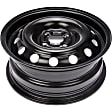 939-105 Steel Black Wheel, 14 in. X 5.5 in., 4 x 3.94 in. Bolt Pattern