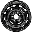 939-107 Steel Black Wheel, 16 in. X 6.5 in., 5 x 4.5 in. Bolt Pattern