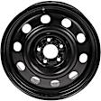 939-108 Steel Black Wheel, 17 in. X 7.5 in., 5 x 114.3 mm Bolt Pattern