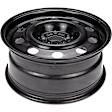 939-108 Steel Black Wheel, 17 in. X 7.5 in., 5 x 114.3 mm Bolt Pattern
