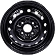 939-111 Steel Black Wheel, 15 in. X 6 in., 4 x 4.5 in. Bolt Pattern