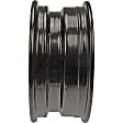 939-111 Steel Black Wheel, 15 in. X 6 in., 4 x 4.5 in. Bolt Pattern