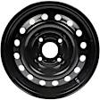 939-114  Black Wheel - 15 in. X 5.5 in., 4 x 4.5 in. Bolt Pattern