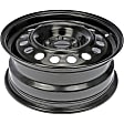 939-119 Black Wheel, 15 in. X 6 in., 5 x 100 mm Bolt Pattern