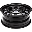 939-121 Steel Black Wheel, 16 in. X 6.5 in., 5 x 4.5 in. Bolt Pattern