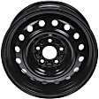 939-122 Steel Black Wheel, 16 in. X 6.5 in., 5 x 4.5 in. Bolt Pattern