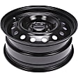 939-122 Steel Black Wheel, 16 in. X 6.5 in., 5 x 4.5 in. Bolt Pattern