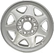 939-123 Steel Silver Wheel, 17 in. X 8 in.