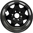 939-123 Steel Silver Wheel, 17 in. X 8 in.