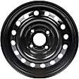939-134 Black Wheel, 15 in. X 6 in., 4 x 4.5 in. Bolt Pattern
