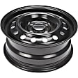 939-134 Black Wheel, 15 in. X 6 in., 4 x 4.5 in. Bolt Pattern