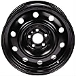 939-137 Black Wheel, 17 in. X 7 in., 4 x 114.3 mm