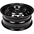 2017 Ford Focus - Gloss Black Wheel, 16 in. x 6.5 in., 5 x 108 mm Bolt Pattern