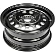 939-146 Steel Black Wheel, 15 in. X 6 in., 4 x 3.94 in. Bolt Pattern