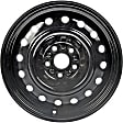 939-152 Steel Black Wheel, 16 in. X 6.5 in., 5 x 105 mm Bolt Pattern