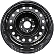 939-156 Steel Black Wheel, 16 in. X 7 in., 5 x 110 mm Bolt Pattern