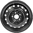 939-159 Steel Black Wheel, 16 in. X 6.5 in., 5 x 110 mm Bolt Pattern