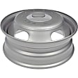939-163 Steel Silver Wheel, 19.5 in. X 6 in., 10 x 225 mm Bolt Pattern