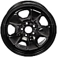 939-173 Steel Black Wheel, 19.57 in. X 7.5 in., 5 x 4.72 in. Bolt Pattern
