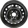 939-180 Steel Black Wheel, 15 in. X 6.5 in., 5 x 4.33 in. Bolt Pattern