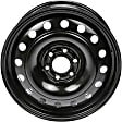 939-185 Steel Black Wheel, 17 in. X 6.5 in., 6 x 115 mm Bolt Pattern