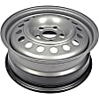 939-191 Steel Silver Wheel, 15 in. X 6 in., 5 x 108 mm Bolt Pattern