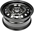 939-194 Steel Black Wheel, 15 in. X 6.5 in., 5 x 114.3 mm Bolt Pattern