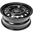 939-196 Steel Black Wheel, 15 in. X 6 in., 5 x 4.5 in. Bolt Pattern