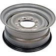939-198 Steel Gray Wheel, 16 in. X 7 in., 8 x 165.1 mm Bolt Pattern
