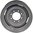 939-198 Steel Gray Wheel, 16 in. X 7 in., 8 x 165.1 mm Bolt Pattern