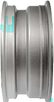 939-204 Steel Silver Wheel, 15 in. X 6 in., 6 x 5.5 in. Bolt Pattern