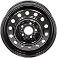 939-206 Steel Black Wheel, 15 in. X 6.8 in., 5 x 110 mm Bolt Pattern