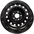 939-237 Steel Black Wheel, 17.3 in. X 7.5 in.