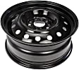939-237 Steel Black Wheel, 17.3 in. X 7.5 in.