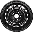 939-240 Steel Black Wheel, 16 in. X 6.5 in., 5 x 114.3 mm Bolt Pattern